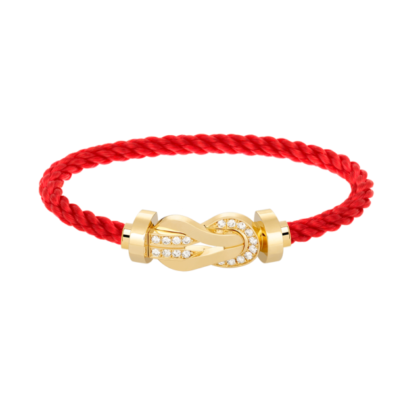 [Eternal Jewelry]CHANCE LARGE 8 FIGURE BUCKLE HALF DIAMOND BRACELET GOLD