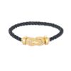 [Eternal Jewelry]CHANCE LARGE 8 FIGURE BUCKLE HALF DIAMOND BRACELET GOLD