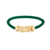 [Eternal Jewelry]CHANCE LARGE 8 FIGURE BUCKLE HALF DIAMOND BRACELET GOLD