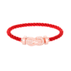 [Eternal Jewelry]CHANCE LARGE 8 FIGURE BUCKLE HALF DIAMOND BRACELET ROSE GOLD