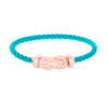 [Eternal Jewelry]CHANCE LARGE 8 FIGURE BUCKLE HALF DIAMOND BRACELET ROSE GOLD
