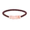 [Eternal Jewelry]CHANCE LARGE 8 FIGURE BUCKLE HALF DIAMOND BRACELET ROSE GOLD