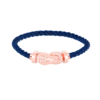 [Eternal Jewelry]CHANCE LARGE 8 FIGURE BUCKLE HALF DIAMOND BRACELET ROSE GOLD