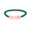 [Eternal Jewelry]CHANCE LARGE 8 FIGURE BUCKLE HALF DIAMOND BRACELET ROSE GOLD
