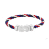 [Eternal Jewelry]CHANCE LARGE 8 FIGURE BUCKLE HALF DIAMOND BRACELET SILVER