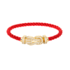 [Eternal Jewelry]CHANCE LARGE 8 FIGURE BUCKLE FULLDIAMOND BRACELET GOLD