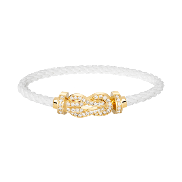 [Eternal Jewelry]CHANCE LARGE 8 FIGURE BUCKLE FULLDIAMOND BRACELET GOLD