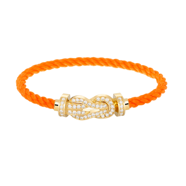 [Eternal Jewelry]CHANCE LARGE 8 FIGURE BUCKLE FULLDIAMOND BRACELET GOLD