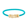 [Eternal Jewelry]CHANCE LARGE 8 FIGURE BUCKLE FULLDIAMOND BRACELET GOLD