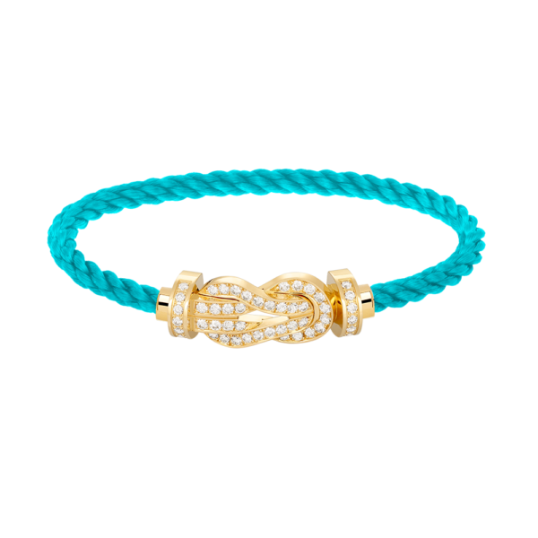 [Eternal Jewelry]CHANCE LARGE 8 FIGURE BUCKLE FULLDIAMOND BRACELET GOLD