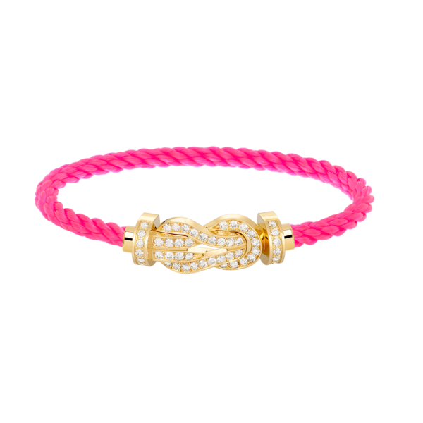 [Eternal Jewelry]CHANCE LARGE 8 FIGURE BUCKLE FULLDIAMOND BRACELET GOLD