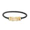 [Eternal Jewelry]CHANCE LARGE 8 FIGURE BUCKLE FULLDIAMOND BRACELET GOLD