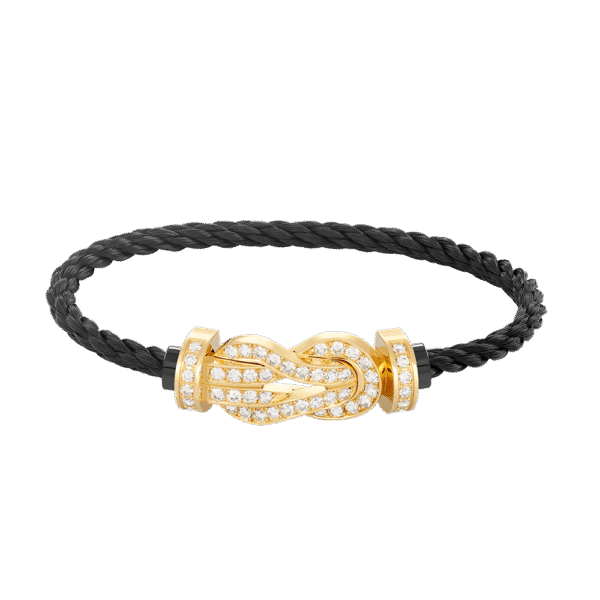 [Eternal Jewelry]CHANCE LARGE 8 FIGURE BUCKLE FULLDIAMOND BRACELET GOLD