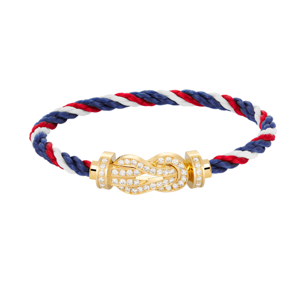 [Eternal Jewelry]CHANCE LARGE 8 FIGURE BUCKLE FULLDIAMOND BRACELET GOLD