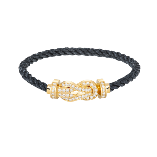 [Eternal Jewelry]CHANCE LARGE 8 FIGURE BUCKLE FULLDIAMOND BRACELET GOLD