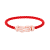 [Eternal Jewelry]CHANCE LARGE 8 FIGURE BUCKLE FULL DIAMOND BRACELET ROSE GOLD