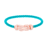 [Eternal Jewelry]CHANCE LARGE 8 FIGURE BUCKLE FULL DIAMOND BRACELET ROSE GOLD