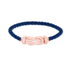 [Eternal Jewelry]CHANCE LARGE 8 FIGURE BUCKLE FULL DIAMOND BRACELET ROSE GOLD