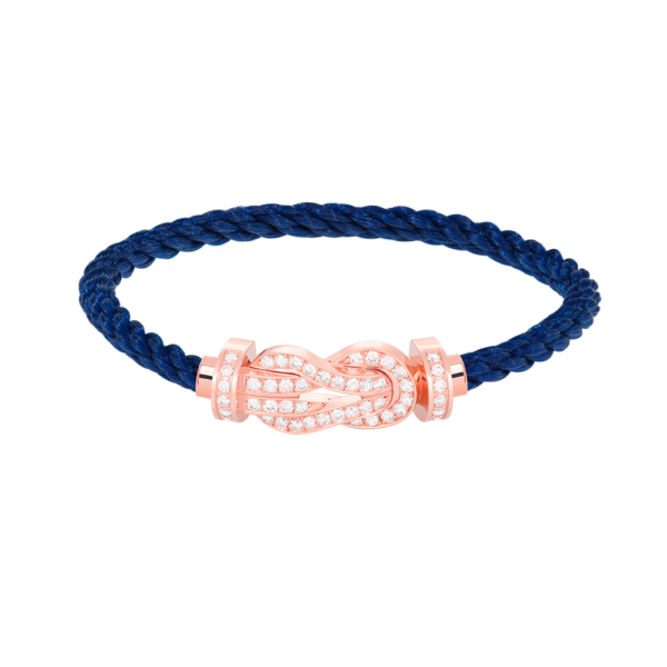 [Eternal Jewelry]CHANCE LARGE 8 FIGURE BUCKLE FULL DIAMOND BRACELET ROSE GOLD