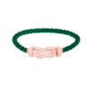 [Eternal Jewelry]CHANCE LARGE 8 FIGURE BUCKLE FULL DIAMOND BRACELET ROSE GOLD