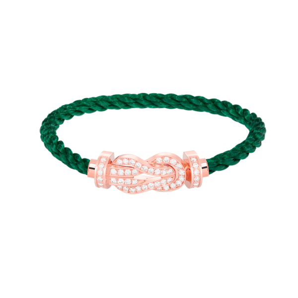 [Eternal Jewelry]CHANCE LARGE 8 FIGURE BUCKLE FULL DIAMOND BRACELET ROSE GOLD