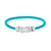 [Eternal Jewelry]CHANCE LARGE 8 FIGURE BUCKLE FULL DIAMOND BRACELET SILVER