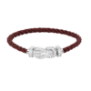 [Eternal Jewelry]CHANCE LARGE 8 FIGURE BUCKLE FULL DIAMOND BRACELET SILVER