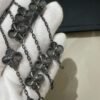 [Eternal Jewelry]CLOVER 5 MOTIF BLACK BRACELET