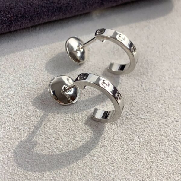 [Eternal Jewelry]LOVE EARRINGS 2.65MM SILVER