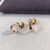 [Eternal Jewelry]LOVE EARRINGS 2.65MM PINK GOLD