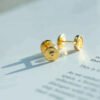 [Eternal Jewelry]LOVE EARRINGS GOLD 10MM