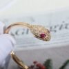 [Eternal Jewelry]SERPENTI BRACELET PINK GOLD DIAMOND DOUBLE SNAKE