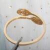 [Eternal Jewelry]SERPENTI BRACELET PINK GOLD DIAMOND DOUBLE SNAKE