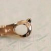 [Eternal Jewelry]CLOVER MEDIUM 1 MOTIFS FUll DIAMOND EARRINGS