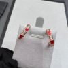 [Eternal Jewelry]SERPENTI CARNELIAN PINK GOLD EARRINGS