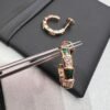 [Eternal Jewelry]SERPENTI MALACHITE PINK GOLD EARRINGS