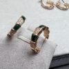 [Eternal Jewelry]SERPENTI MALACHITE PINK GOLD EARRINGS