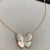 [Eternal Jewelry]BUTTERFLY GOLD MOP DIAMOND NECKLACE