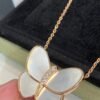 [Eternal Jewelry]BUTTERFLY GOLD MOP DIAMOND NECKLACE