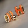 [Eternal Jewelry]MINI POP H EARRINGS ORANGE