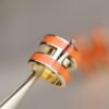 [Eternal Jewelry]MINI POP H EARRINGS ORANGE