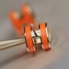 [Eternal Jewelry]MINI POP H EARRINGS ORANGE