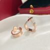 [Eternal Jewelry]LOVE EARRINGS 5.7MM 2 DIAMONDS