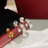 [Eternal Jewelry]LOVE EARRINGS 5.7MM 2 DIAMONDS