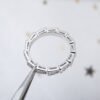 [Eternal Jewelry]SERPENTI RING SILVER DIAMOND PAVED 3MM