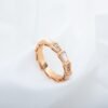 [Eternal Jewelry]SERPENTI RING PINK GOLD DIAMOND MOP 3MM
