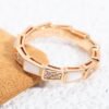 [Eternal Jewelry]SERPENTI RING PINK GOLD DIAMOND MOP 3MM