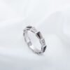 [Eternal Jewelry]SERPENTI RING SILVER  DIAMOND BLACK MOP 3MM