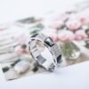 [Eternal Jewelry]SERPENTI RING SILVER DIAMOND BLACK MOP 4MM