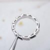 [Eternal Jewelry]SERPENTI RING SILVER DIAMOND BLACK MOP 4MM